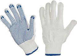 Перчатки рабочие ТОЧКА с ПВХ-покрытием (10 класс, 10 разм) EKF Master pe10ct-10-mas