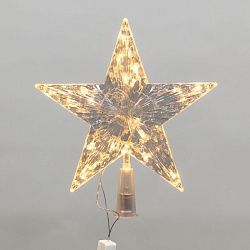 Светодиодная фигура на елку Звезда 22см, цвет свечения теплый белый, постоянное свечение, 230В NEON-NIGHT 501-006