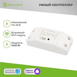 Умный беспроводной Wi-Fi контроллер управления питанием SECURIC SEC-HV-301W