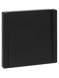 FORTE&PIANO Выключатель 1-клавишный с индикацией 10А FP102 черный IEK FP-V10-1-10-1-K02