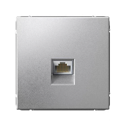 Розетка компьютерная ArtGallery RJ45 кат.6A механизм алюм. SE GAL000386 1823505
