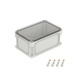 Корпус 300х200х146мм IP67 с прозр. крышкой 21мм с фланцами пластик. DKC 532211 532211