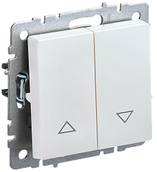 BRITE Выключатель жалюзи 10А ВС10-1-5-БрЖ жемчуг IEK BR-V15-0-10-K36