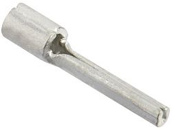 Наконечник штифтовой плоский НШП 1,5–12 без изоляции (100шт/упак) IEK UNN10-D15-12