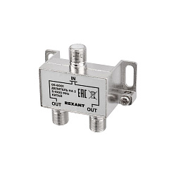 Делитель ТВх2 под F-разъем, 5-1000МГц REXANT 05-6001