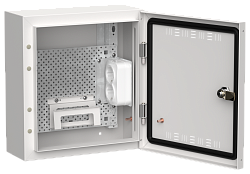 TITAN 5 Корпус мультимедиа ЩРн-12 (1х12) 335х310х140мм IP30 белый IEK TI5-51-N-012-30