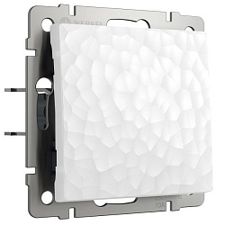 Выключатель одноклавишный (hammer белый) Werkel W1210001