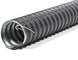 Металлорукав в ПВХ изоляции МРПИ НГ  10 (50 м/уп.)  черный с протяжкой ГОФРОМАТИК (ЗЭТАРУС) zeta44400