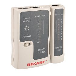 Тестер кабеля RJ-45+RJ-11 468 REXANT 12-1006