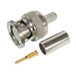 Разъем BNC штекер RG-6 обжим REXANT 05-3003