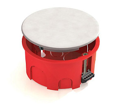 Коробка распределительная D80х40мм ГИПС с пластиковыми зажимами (175шт) GE41025