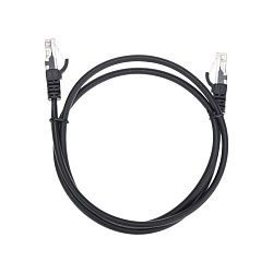 Патч-корд U/UTP, CAT 5e, RJ45-RJ45, 26AWG, LSZH, черный, 1м REXANT 02-0102-1