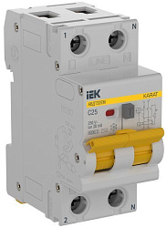 KARAT Автоматический выключатель дифференциального тока АВДТ32EM 1P+N C25 30мА тип AC IEK KA-VD14-1-025-C-030-AC