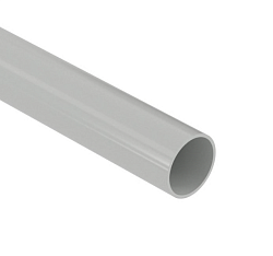 Труба жесткая ПВХ 3-х метровая атмосферостойкая d40мм (57 м/уп) СЕРАЯ 600-040С