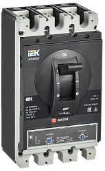 ARMAT Автоматический выключатель в литом корпусе 3P типоразмер H 85кА 400А расцепитель термомагнитный регулируемый IEK AR-MCCB-3H-085-0400A-ATUC