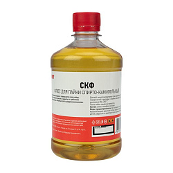 Флюс для пайки, СКФ (спирто-канифольный), 500мл, флакон REXANT 09-3645