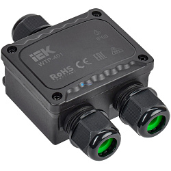 Коробка распределительная герметичная WTP-401 3 ввода IP68 IEK UWB10-Y-450-41-03-68