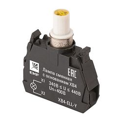 Лампа сменная c основанием XB4 желтая 400В XB4-ELL-Y