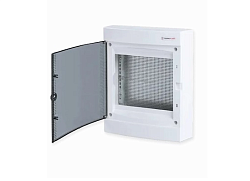 Щит встраиваемый мультимедийный, 2 ряда, прозрач. дверца, IP40 U24C IT