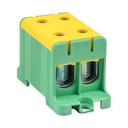 Клемма двойная КСВ 16-95 желто-зеленая EKF plc-kvs2-16-95-y-green