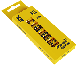 Батарейка щелочная Alkaline LR03/AAA (10шт/бокс) IEK ABT-LR03-OP-B10
