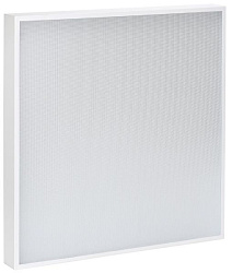 LIGHTING PRO Светильник светодиодный ДВО 2001D 45Вт 4000К IP40 588х588мм Грильято микропризма Dali IEK LTP-DVO2-2001D-45-40-K01