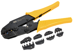 ARMA2L 3 Набор клещи обжимные КО-01 + 4 сменных матриц IEK A2L3-NK11-05-01