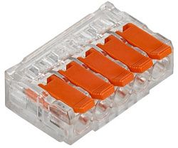 Строительно-монтажная клемма СМК 221-615 (4шт/упак) IEK UKZ40-615-004