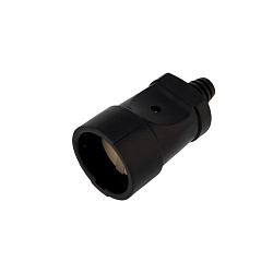 Розетка разборная без з/к 10А черная REXANT 