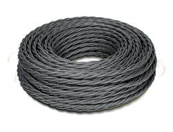 Провод монтажный витой ПВХ 2х2,5мм, цвет - графит (бухта 10м), ТМ "МЕЗОНИНЪ" GE70112-38 GE70112-38