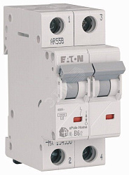 Авт. выключатель HL-C10/2, 2P, 10A, хар-ка C, 4.5kA, 2M Eaton 194769