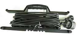 Удлинитель УР на рамке ПВС 2*1,5 (16А) 1гн. 20м. б/з DEKRON DEK09603-0010