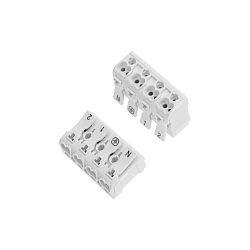 Клемма пружинная соединительная КСП 4-полюсная (50 шт./уп.) REXANT 