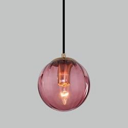 Подвесной светильник с плафоном 50207/1 бордовый  Eurosvet a052487