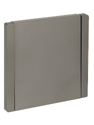 FORTE&PIANO Выключатель 1-клавишный перекрестный 10А FP512 сталь IEK 