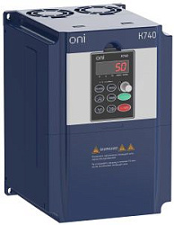 Преобразователь частоты K740 380В 3Ф 7,5-11кВт 17-25А встроенный тормоз Энкодер ONI 