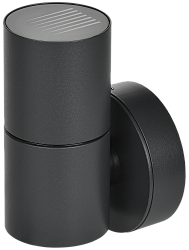 LIGHTING Светильник уличный 5112 настенный под лампу GU10 IP65 черный IEK LT-UPU0-5112-GU10-1-K02