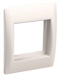 PRIMER Рамка и суппорт универсальные на 2 модуля белые IEK CKK-40D-RU2-K01