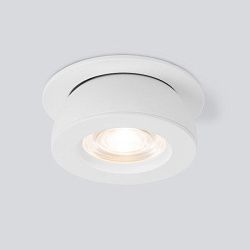 Встраиваемый точечный светодиодный светильник Pruno белый 8W 4200К (25080/LED) 25080/LED Elektrostan a060941