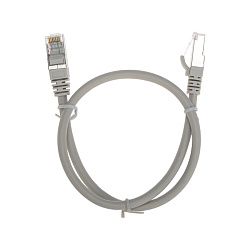 Патч-корд F/UTP, CAT 6, RJ45-RJ45, 26AWG, LSZH, серый, 0,5м REXANT 02-0210-05