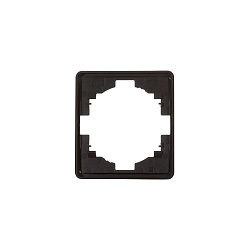 Рамка ROUND 1-постовая оникс KRANZ KR-78-0751-3