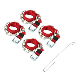 Цепи (браслеты) противоскольжения для кроссоверов, однорядные, 4 шт. REXANT 07-7025