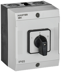 Переключатель кулачковый в боксе стандартная рукоятка 10А схема 53 IEK MI-CS20-010-053