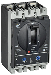 ARMAT Автоматический выключатель в литом корпусе 3P типоразмер D 150кА 160А расцепитель термомагнитный регулируемый IEK AR-MCCB-3D-150-0160A-ATUC