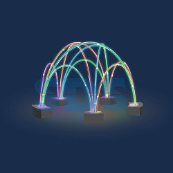 Декоративный фонтан Дуги 330 см 501-487