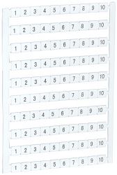 Маркеры для КВИ-4/16мм2 с нумерацией №№ 1-10 IEK YZN30M-004-K00-10