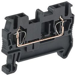 Клемма пружинная КПИ 2в-2,5 31А черная IEK 