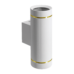 Настенный светильник WOLTA WSL-GU10/W18WG-2 NIMB под лампу GU10 Белый/золото D55x160 WSL-GU10/W18WG-2