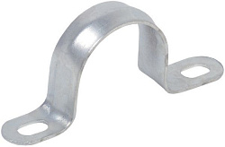 Скоба металлическая двухлапковая d=21-22мм (10шт/упак) IEK CMAT11-21-010