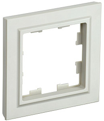 BRITE Рамка 1-местная РУ-1-БрКр бежевый IEK BR-M12-K10